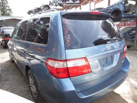 2005 HONDA ODYSSEY EX-L SKY BLUE 3.5L AT A17579